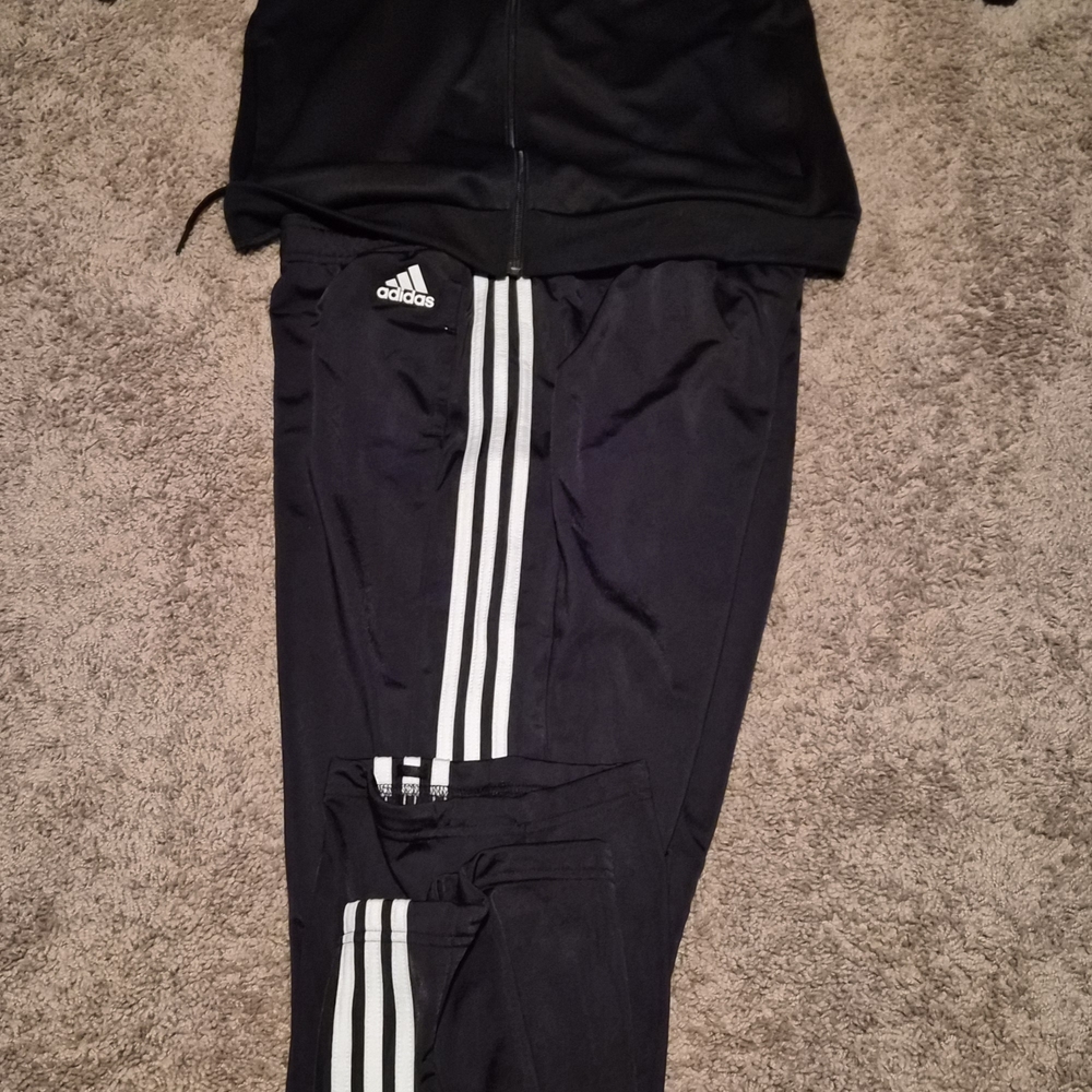 Adidas Kids Black Track Pants